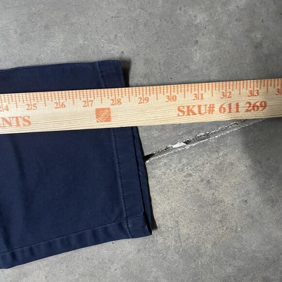 Old Navy Chino Pants Mens 34x30 Navy Blue Athletic Built-In Flex Stretch Casual - Picture 5 of 6